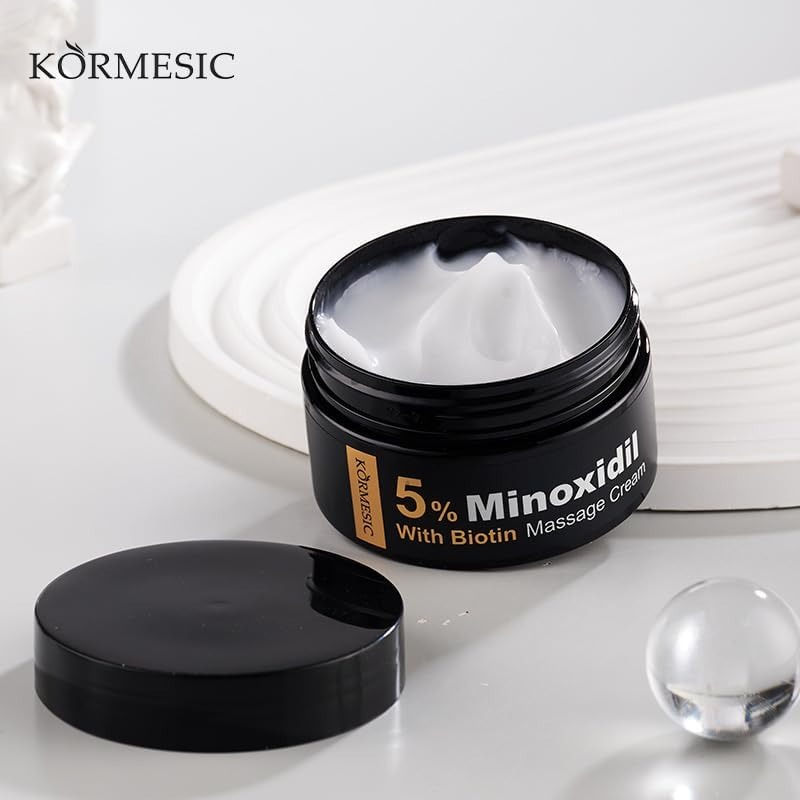 Thumbnail: KORMESIC 5% MINOXIDIL WITH BIOTIN MASSAGE CREAM 100G JAR