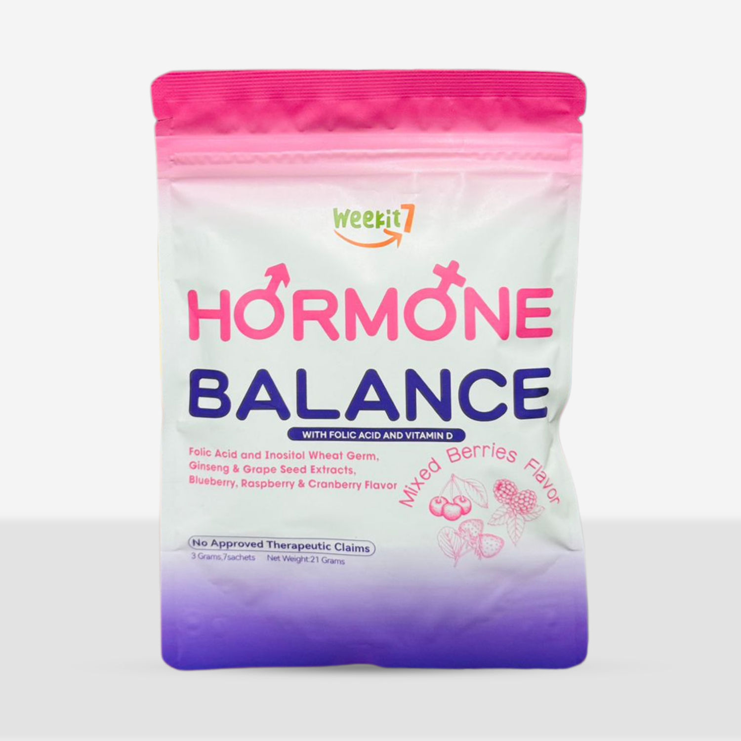 WEEK IT 7 HORMONE BALANCE MIXED BERRIES FLAVOR 3G X 7 SACHETS