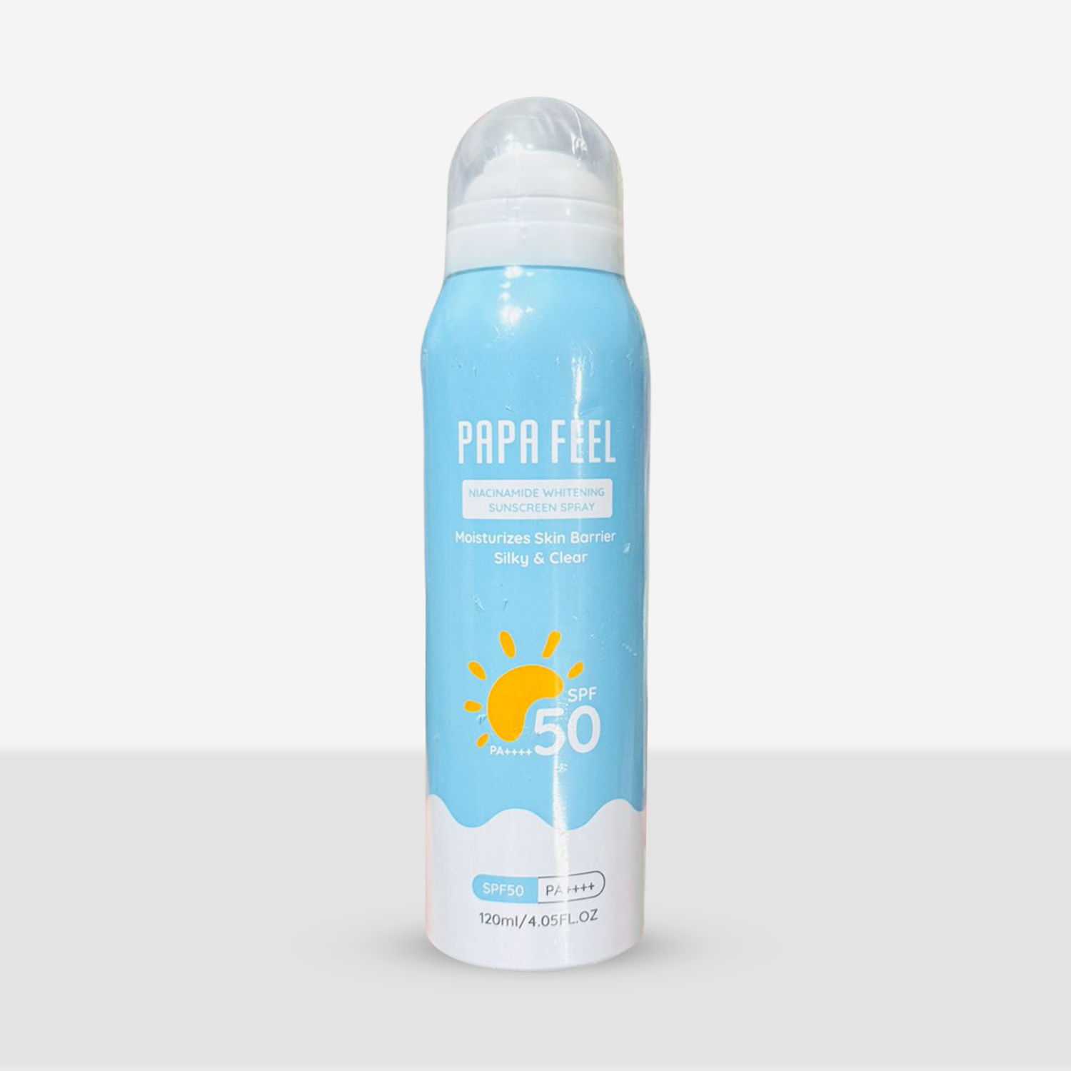 PAPA FEEL NIACINAMIDE WHITENING SUNSCREEN SPRAY 120ML