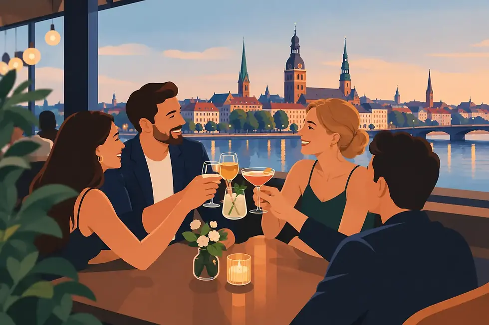 Table Booking for Birthday Drinks in Riga