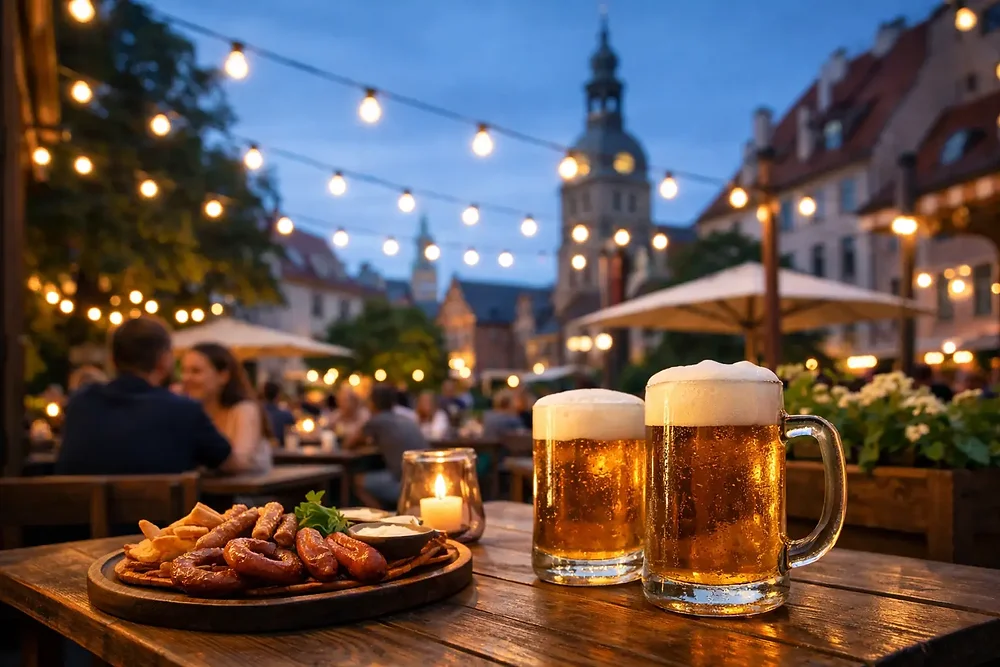 Beer Garden Riga Old Town for Great Nights