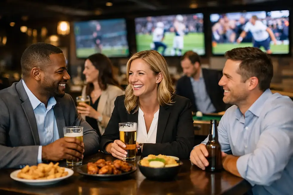 Office Social at a Sports Bar That Works