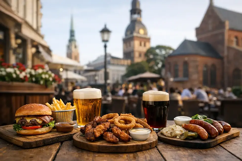 Pub Food Done Right in Riga Old Town
