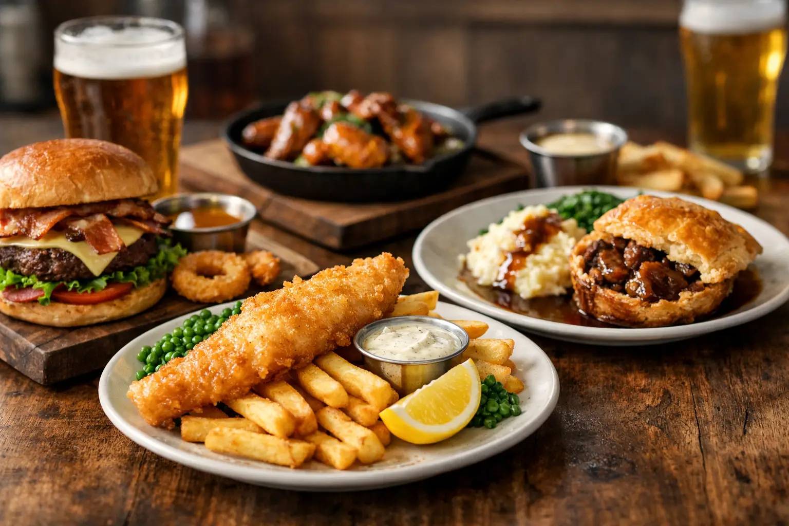 Pub Hot Food Menu Done Properly