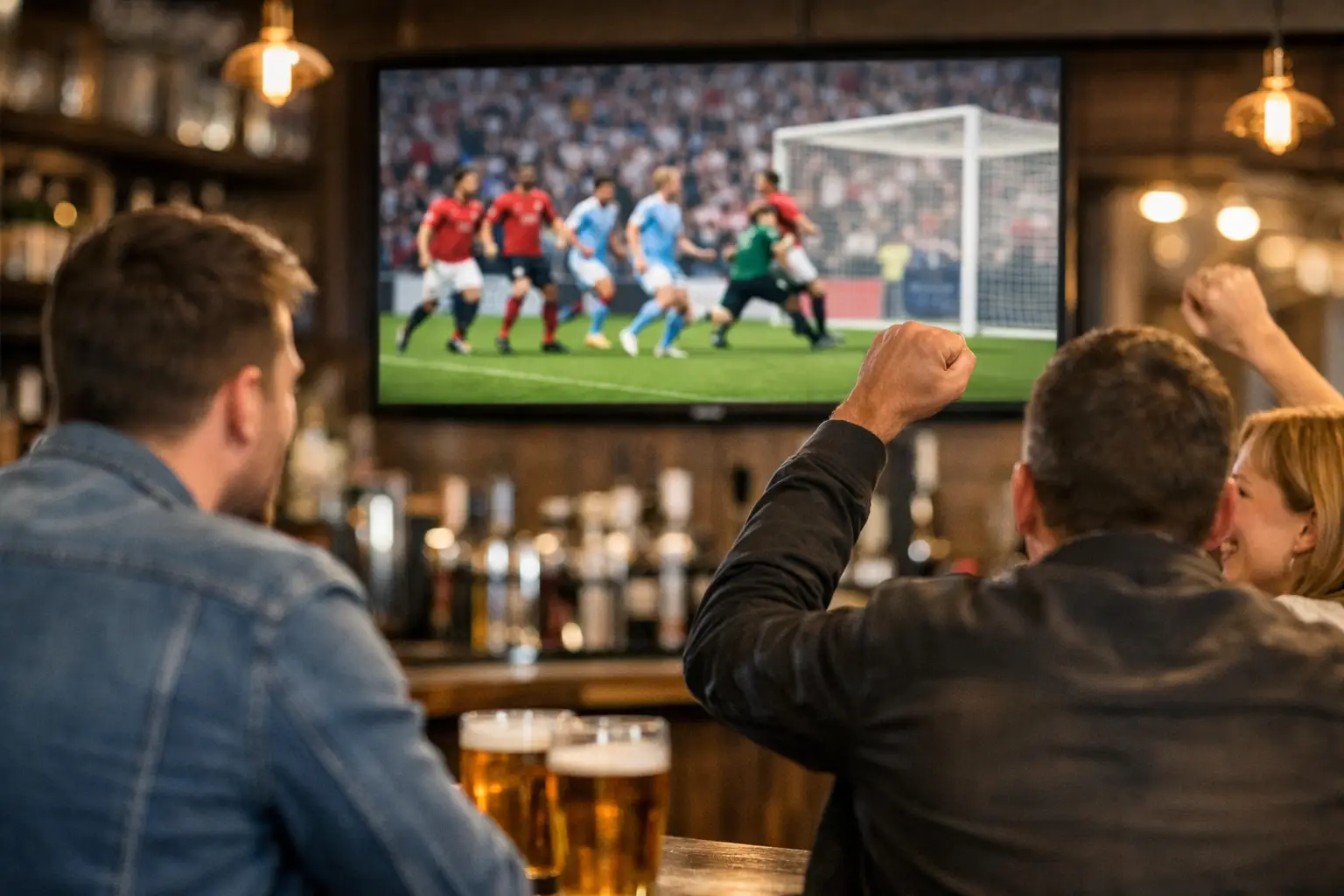 Riga Pub Showing Premier League Football