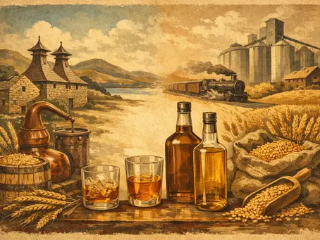 Single Malt vs Single Grain Whiskey