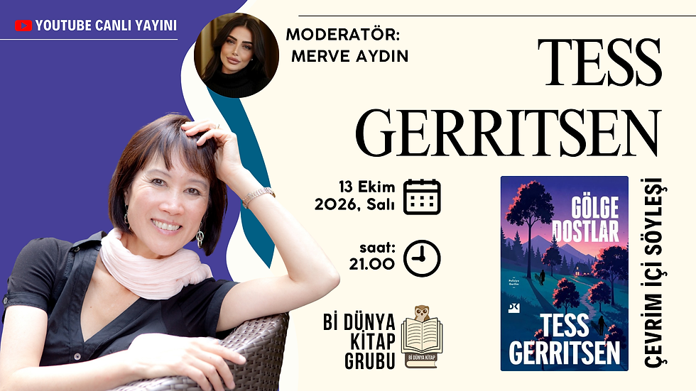 Tess Gerritsen ile "Gölge Dostlar" üzerine söyleşi