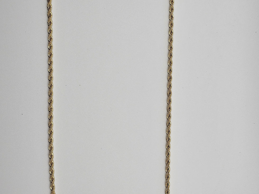 Miniatura: French Rope Necklace - 18k Gold PVD Plating