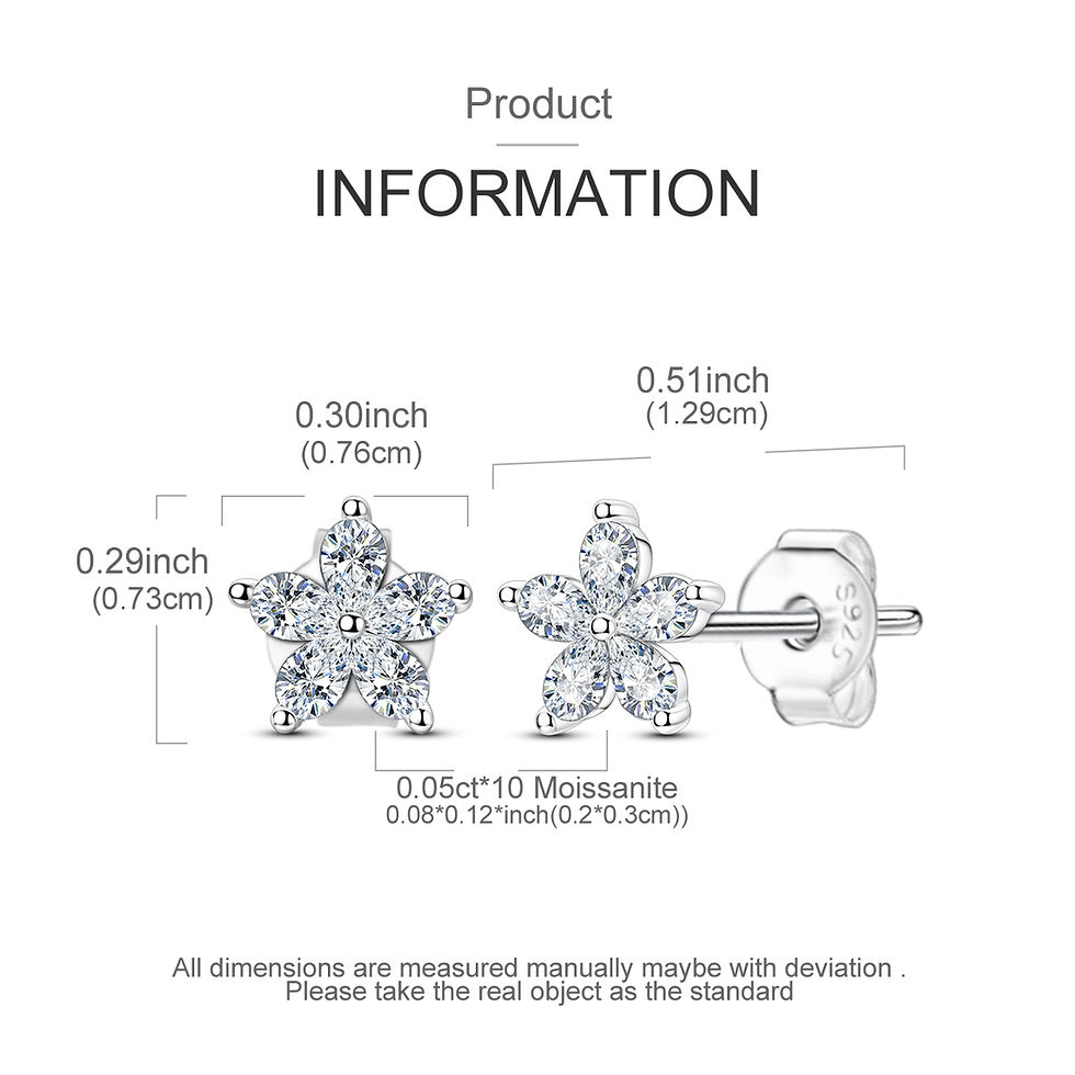Miniatura: Moissanite Earrings - S925