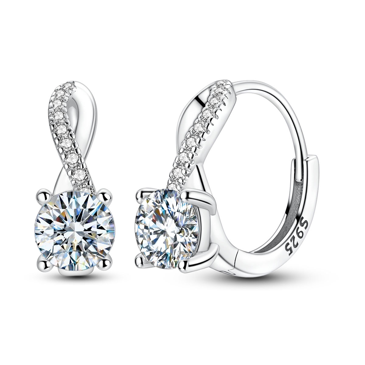 Moissanite Earrings - S925