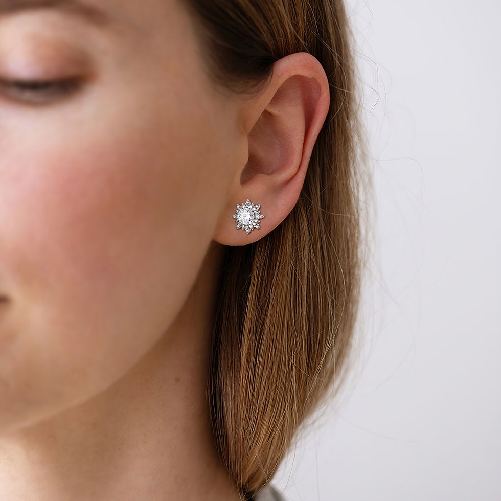 Miniatura: Moissanite Earrings - S925