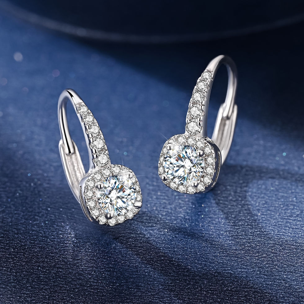 Miniatura: Moissanite Earrings - S925