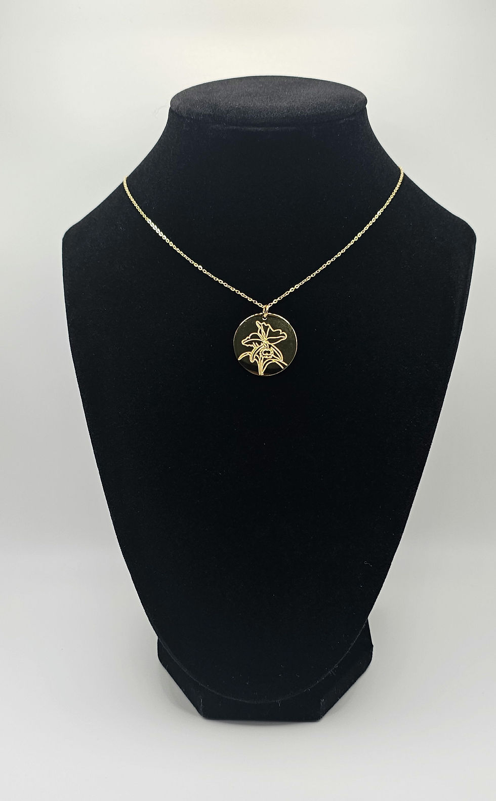 Miniatura: Cattleya Grace Necklace - 18k gold PVD