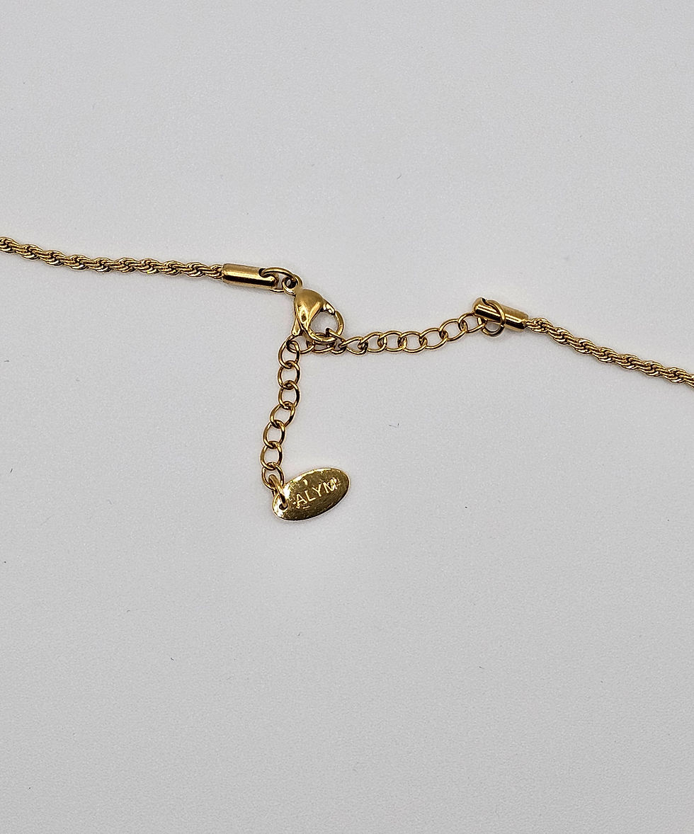 Thumbnail: Real Sunflower Necklace - 18K Gold PVD Plating