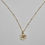 Thumbnail: Hibiscus Charm Necklace - 18K Gold PVD Plating