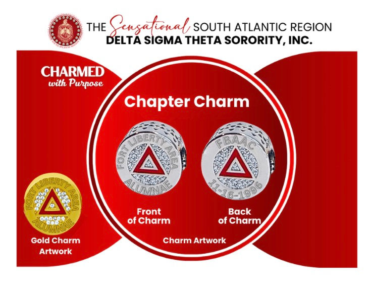 Fort Liberty Area Alumnae Charm (Fits Pandora)-PRE-ORDER