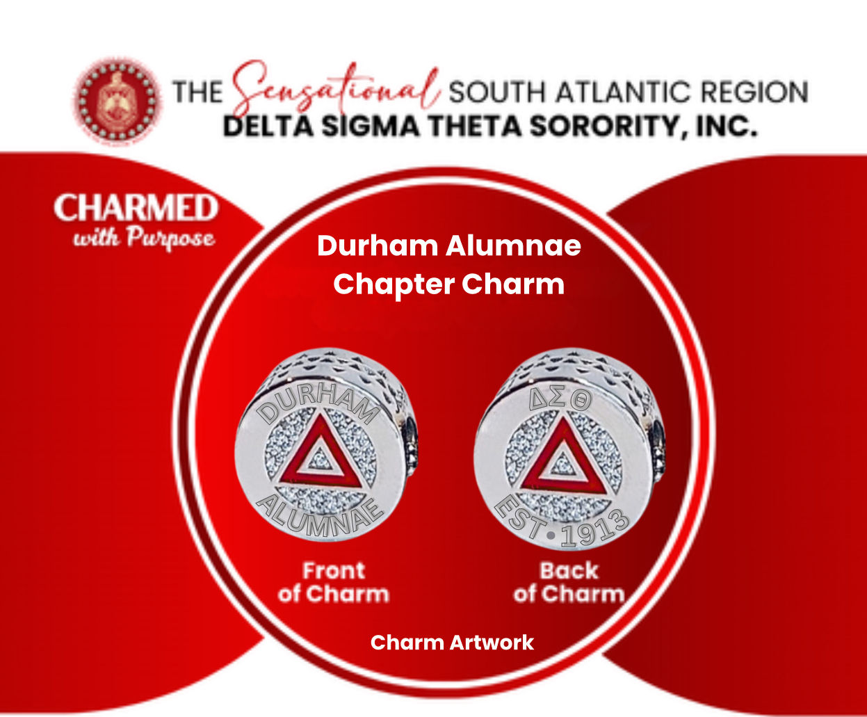 PRE-ORDER Durham Alumnae Chapter Charm