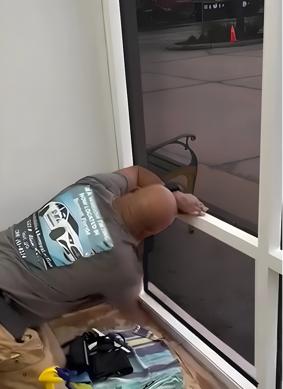 commercial window tint application