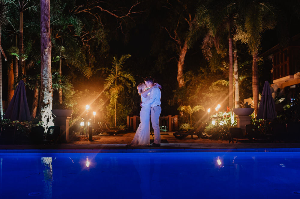Cairns Wedding Photography at night