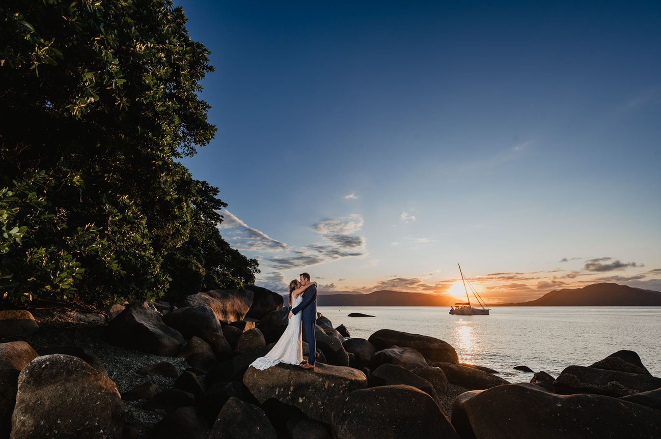 Tropical Beach Wedding picture in Cairns