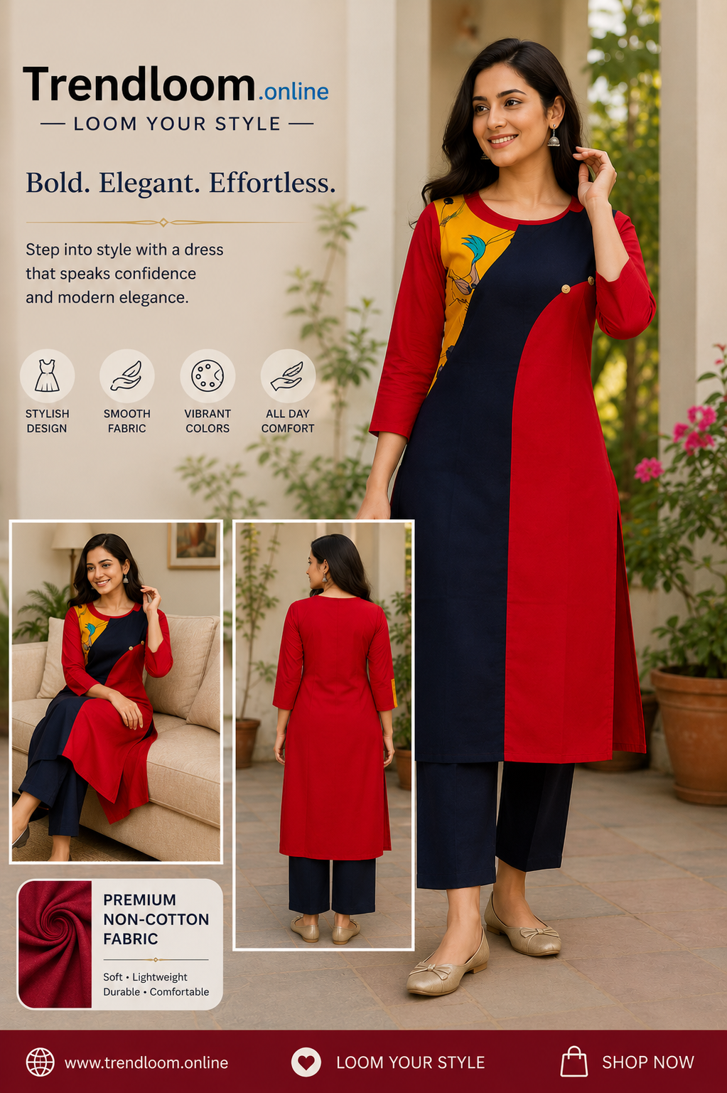 Trendloom Urban Fusion Women's Designer Kurti