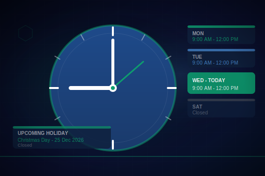 OpenHours - Show Business Hour banner