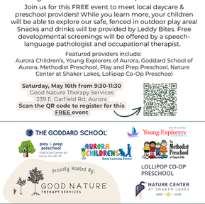Daycare/Preschool Open House
