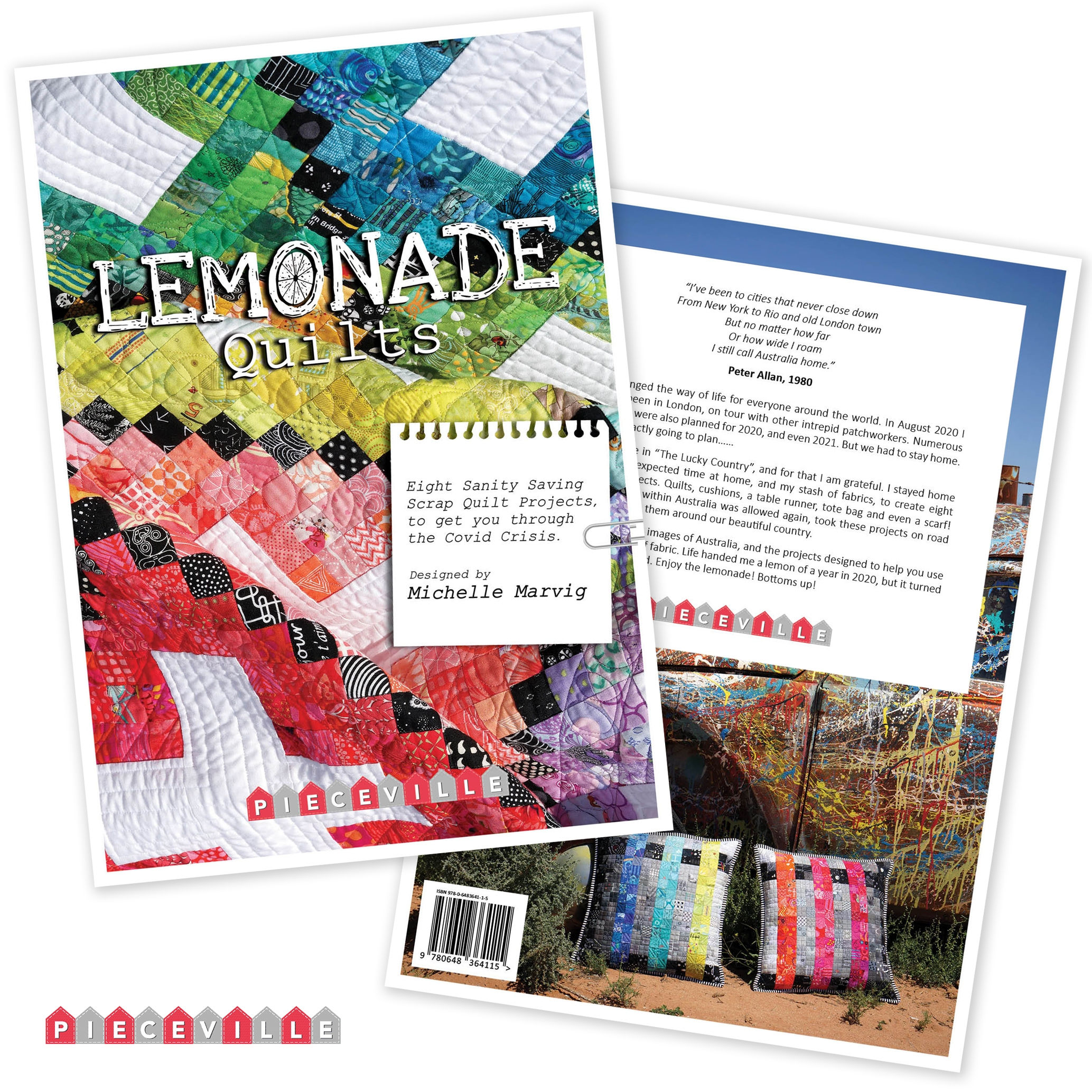 Lemonade Quilts - Book by Michelle Marvig from Pieceville