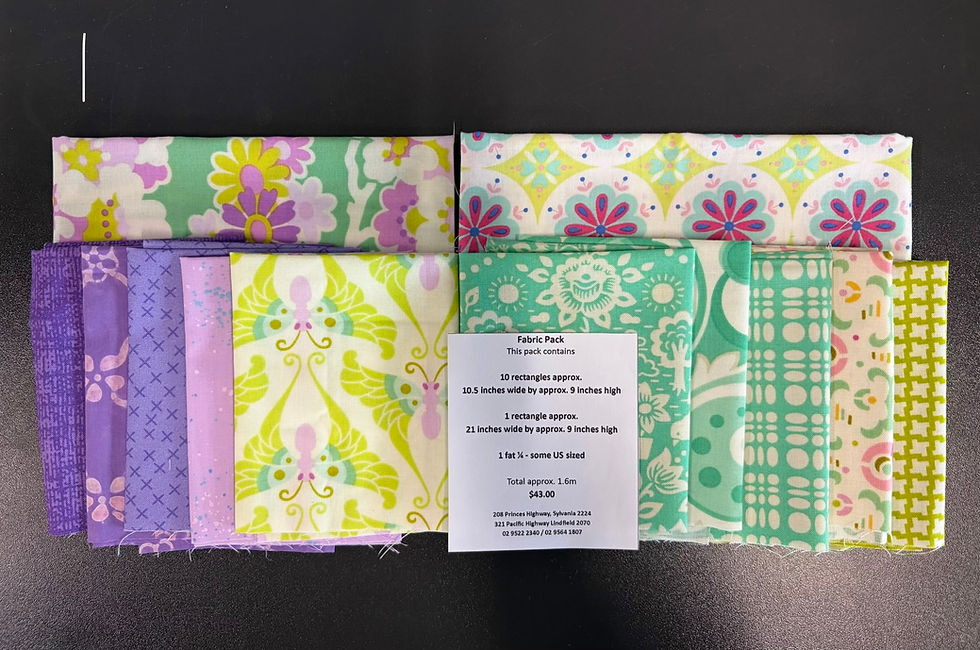 Thumbnail: Fabric Pack - Greens & Purples