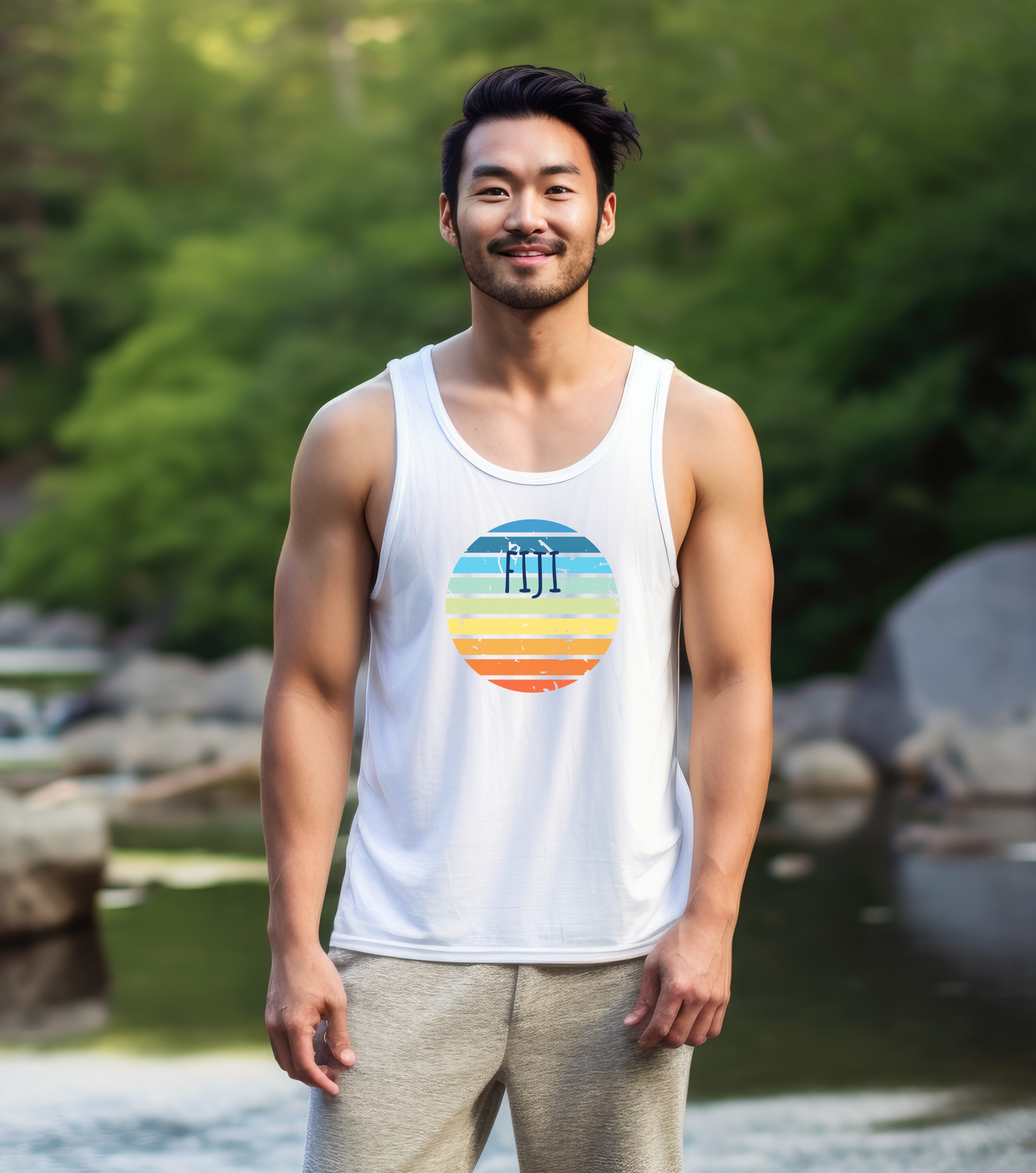 Fiji Tank Top, Singlet