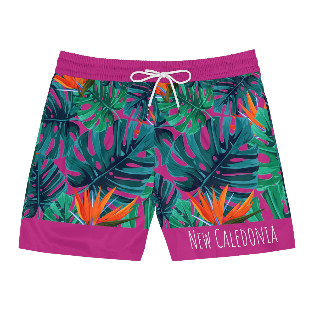 New Caledonia Men's Mid-Length Swim Shorts 