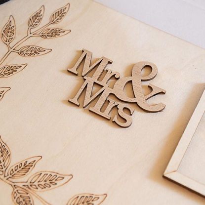 Photo du logo Mr&Mrs, très populaire sur les livre d'or pendant les mariages. Photo en couleur Agnès A. Photogrpahe