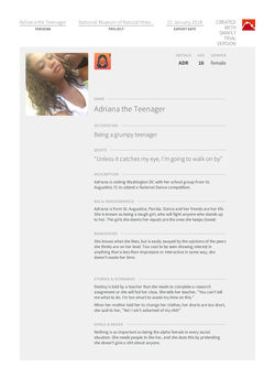 Adriana the Teenager