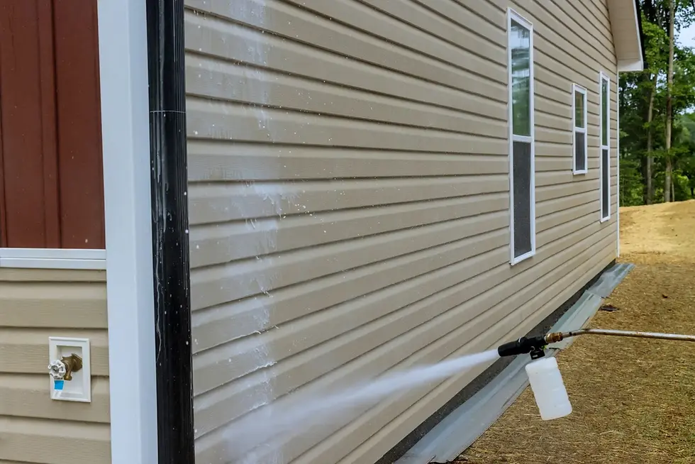Professionally cleaned Edmonton home exterior prepared for sale and listing photos
