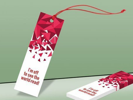 Marcador de livro personalizado é um ótimo brinde
