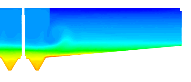 Clarifier, CFD model, solids distribution