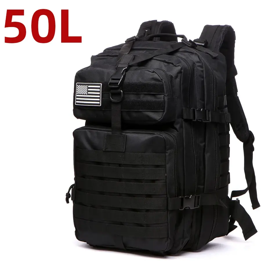 Thumbnail: 25l/50l Sturdy Nylon Waterproof Tactical Sports Trekking Fishing Hunting Camping