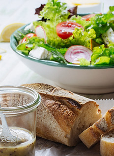Bread and Salad
