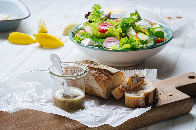 Salad And Bread