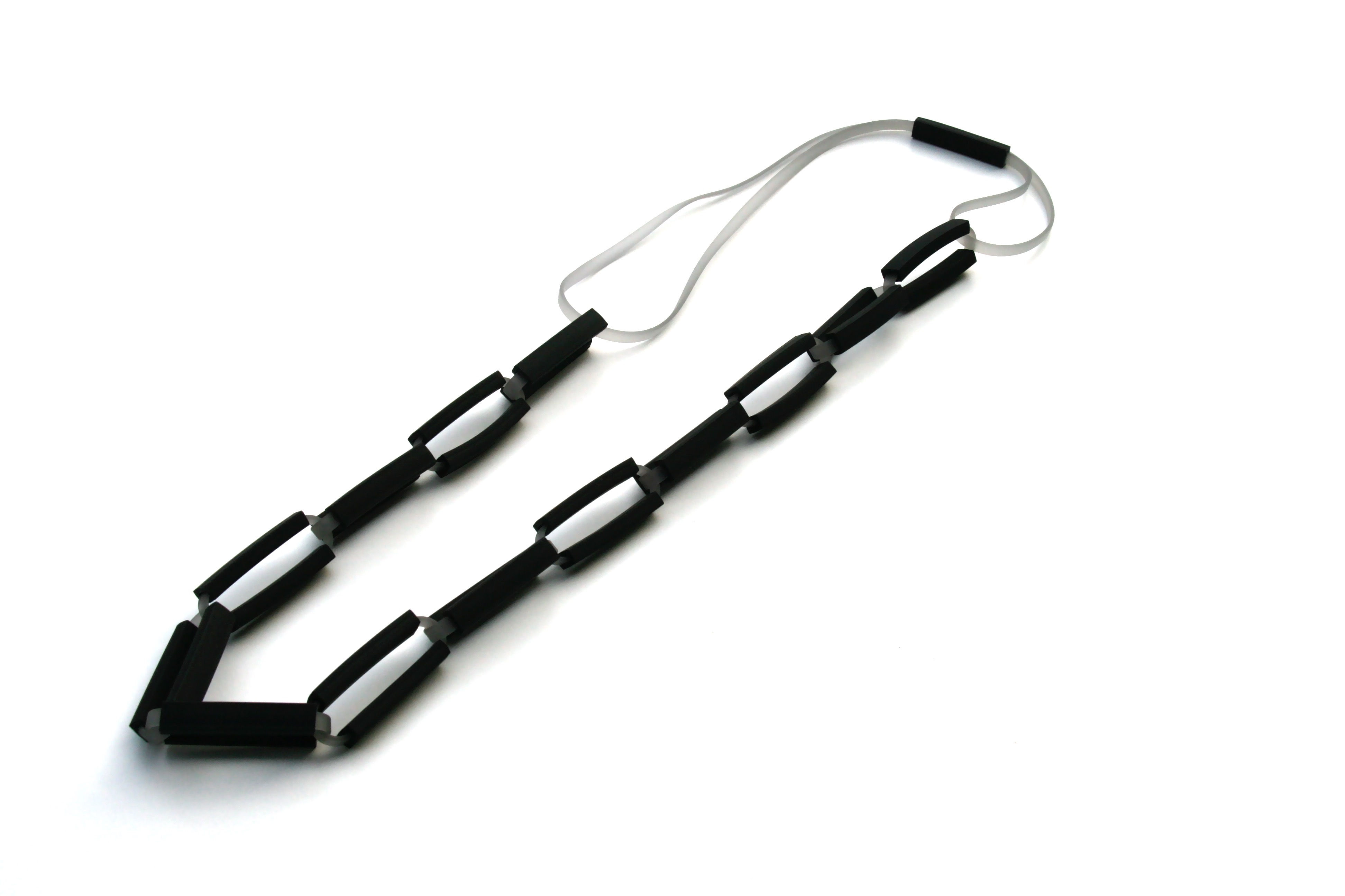 Materia Cate Long Rubber Necklace