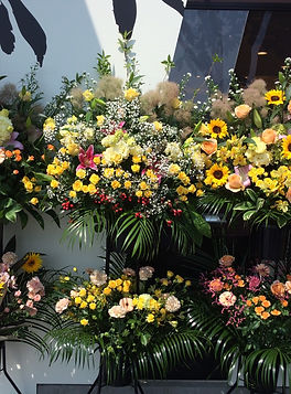 山梨県中央市　花屋　丹沢生花店　祝い花　祝い花スタンド花　開店祝い　