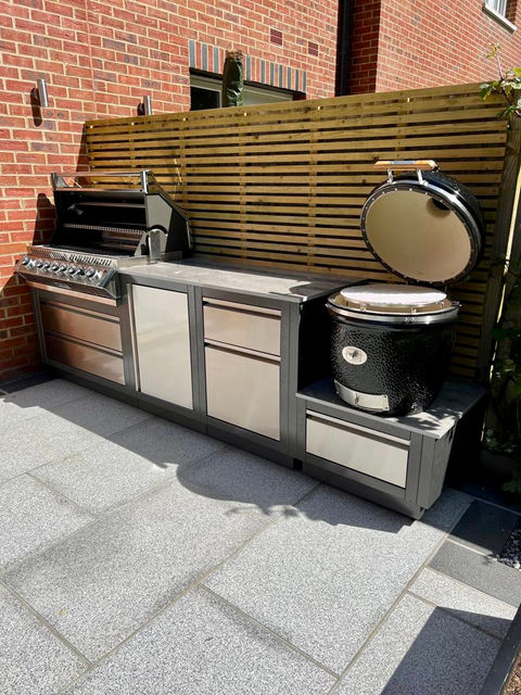Napoleon oasis modular outdoor kitchen