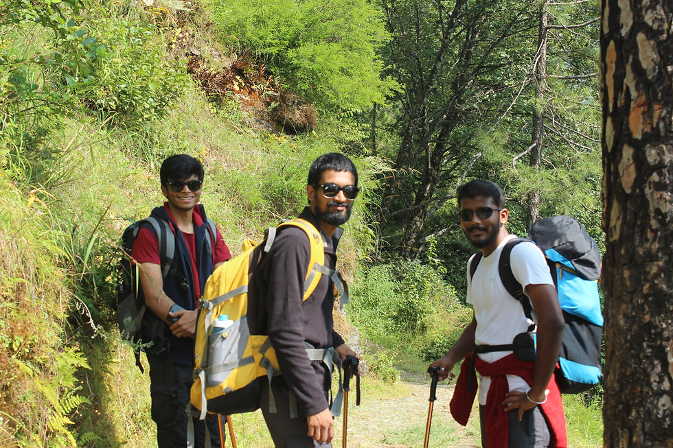 This was taken right after we started from the basecamp