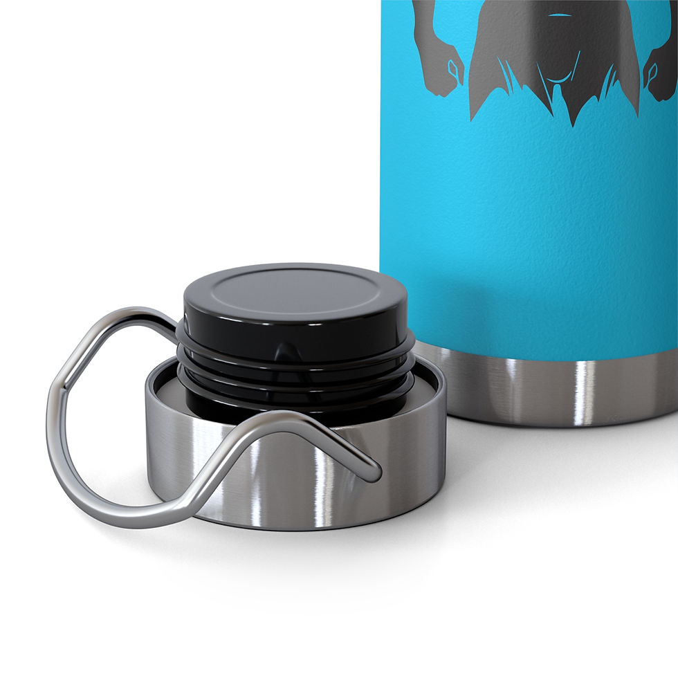 Thumbnail: Water Bottle - Gym Nut Power Up - 22oz Copper Vacuum Insulated