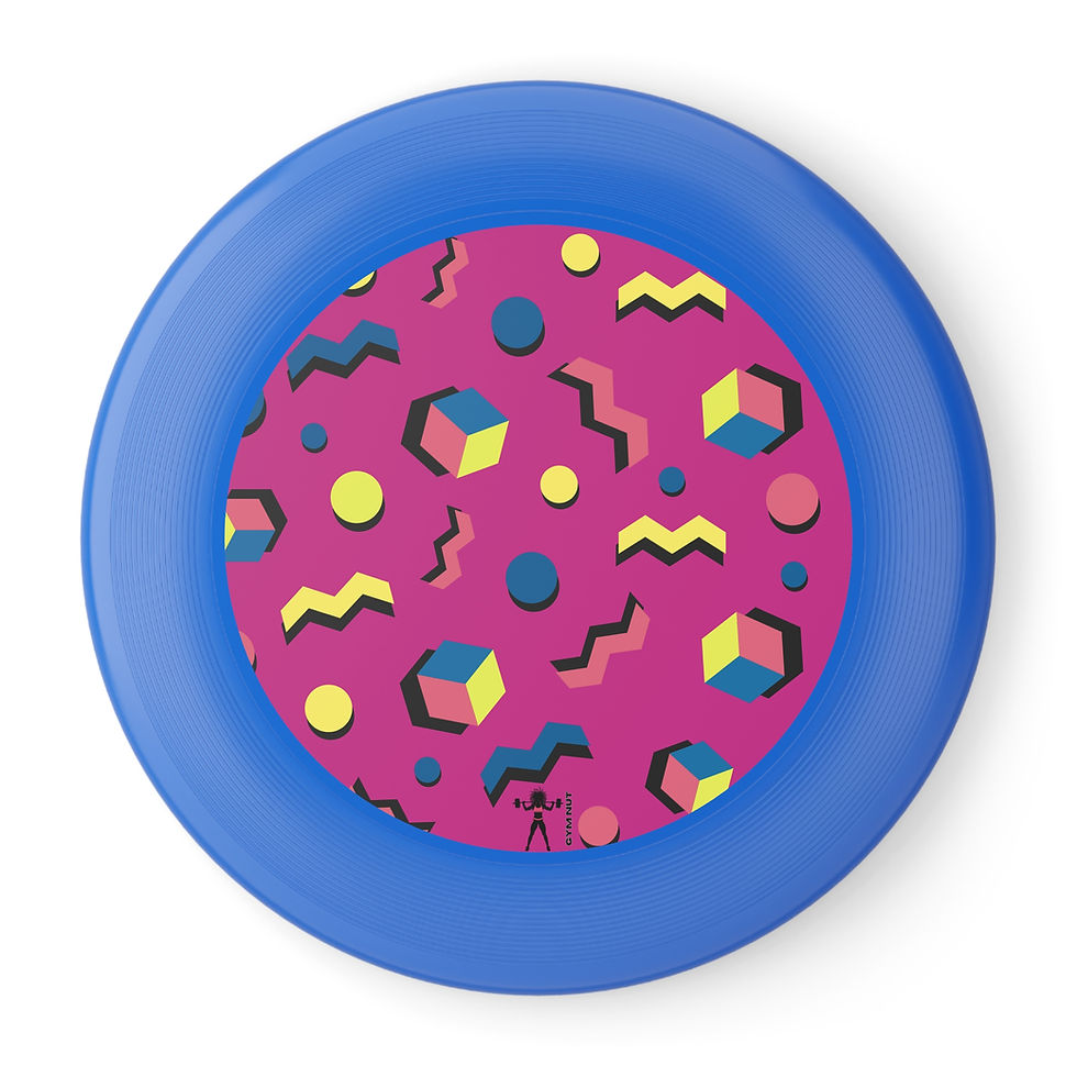 Thumbnail: Fitness Themed Frisbee - 'Gym Nut' Outdoor Play