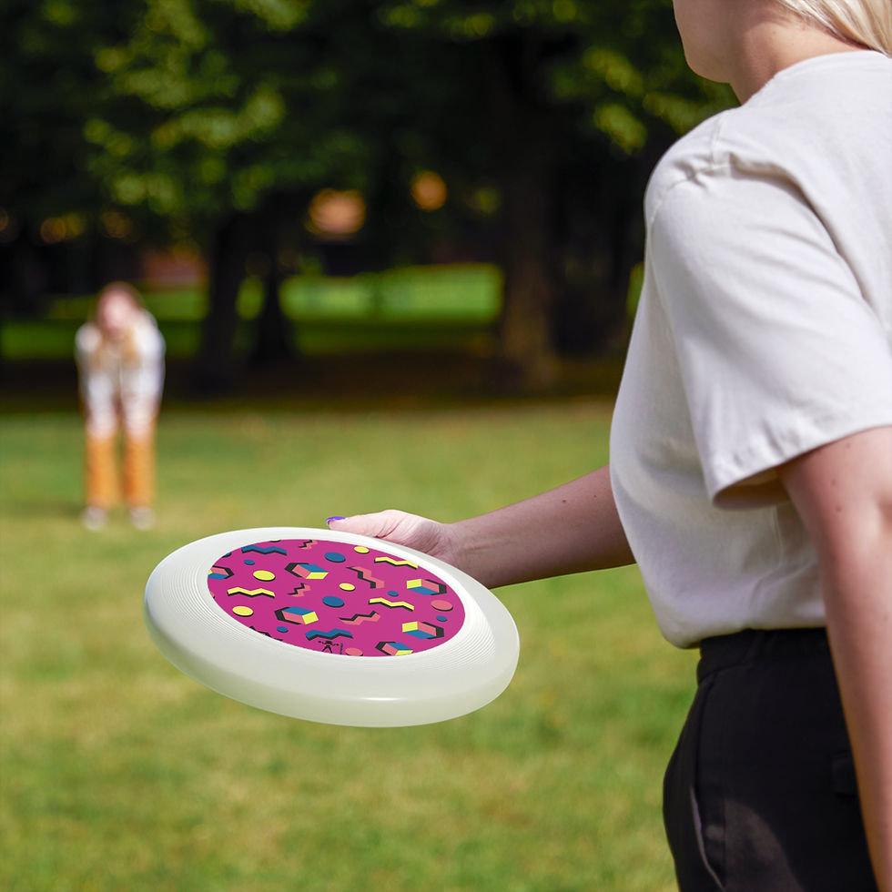 Thumbnail: Fitness Themed Frisbee - 'Gym Nut' Outdoor Play