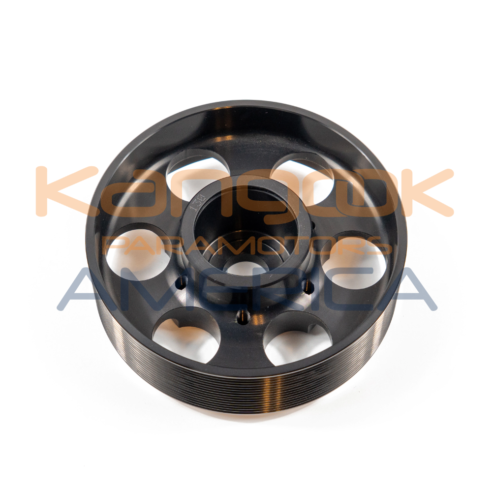 M113a Pulley Ø 130 mm 15 grooves, black