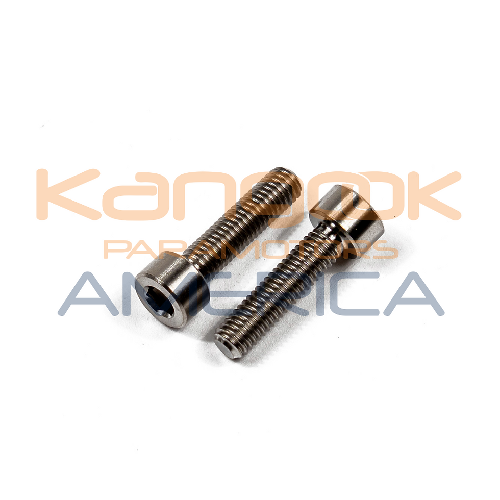 Thumbnail: MF032 Titanium bolt 5 x 20 mm Tcei DIN 912 and Lock washer Ø 5 mm (Set of 2)