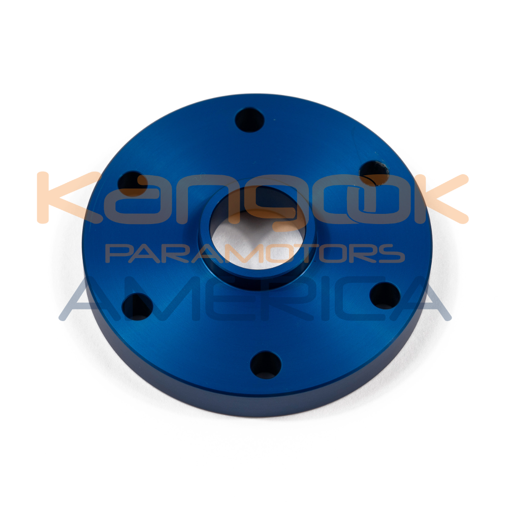MFR120bl Aluminum spacer for propeller with extra cooling, blue