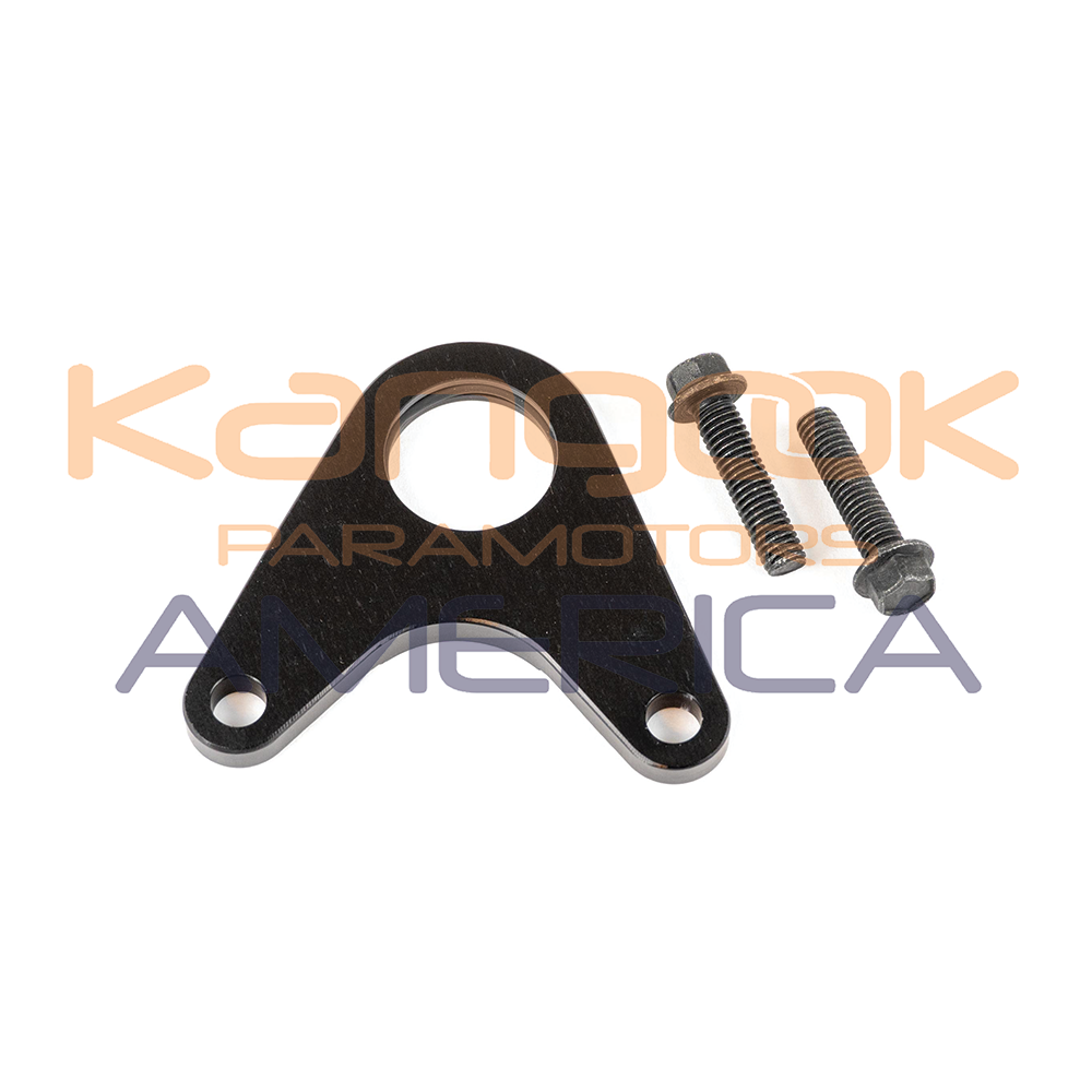 ME300 Support plate for electric starter with O-ring and Bolts, black